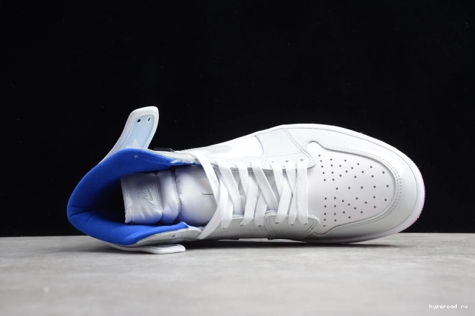 High CK6637-104 Jordan 1 White Air Retro Blue Zoom Racer 0921